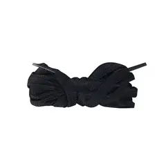 DEFENDER - Cordones Plano Negro Medium