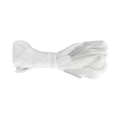 DEFENDER - Cordones Plano Blanco Large