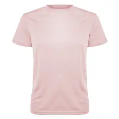 ANDESLAND OUTDOOR APPAREL - Polera Poliéster Manga Corta Otocyon Essential Rosa Claro Unisex