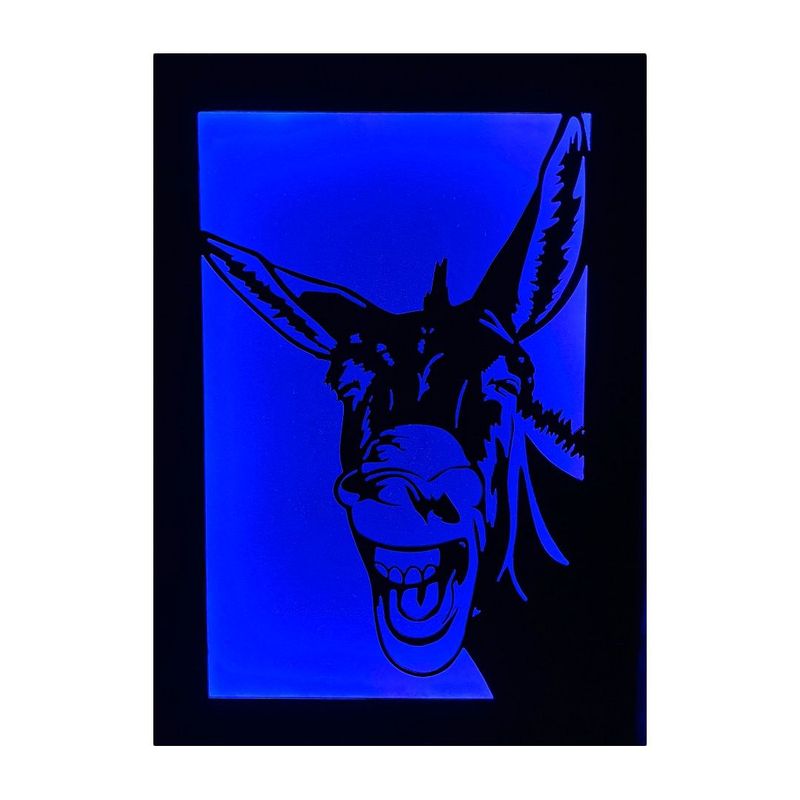 GENERICO - Cuadro Retroiluminado modelo Burro