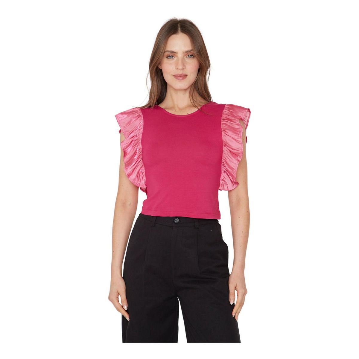 JACINTA TIENDA - Polera Olimpia verano bright II uva Jacinta Tienda