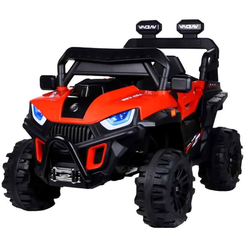 GENERICO - Auto Electrico 12v Jeep Con Control Remoto Rojo