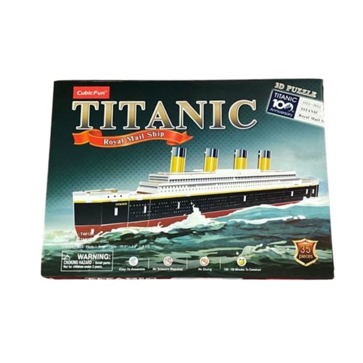 CUBICFUN - Titanic Armable 35 pcs puzzle 3D