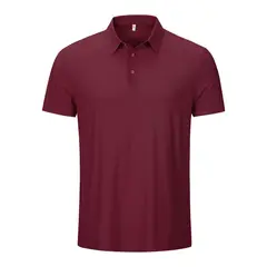 ANDESLAND OUTDOOR APPAREL - Polera Dry Fit Ultra Manga Corta Ruppell Pro Burdeo Hombre