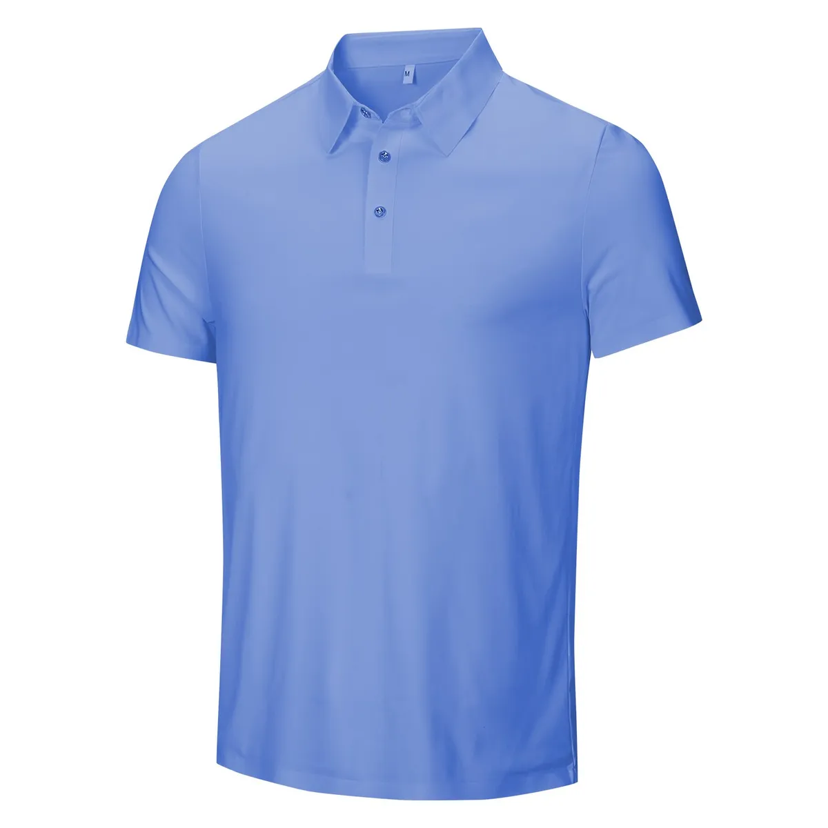 ANDESLAND OUTDOOR APPAREL - Polera Dry Fit Ultra Manga Corta Ruppell Pro Celeste Hombre