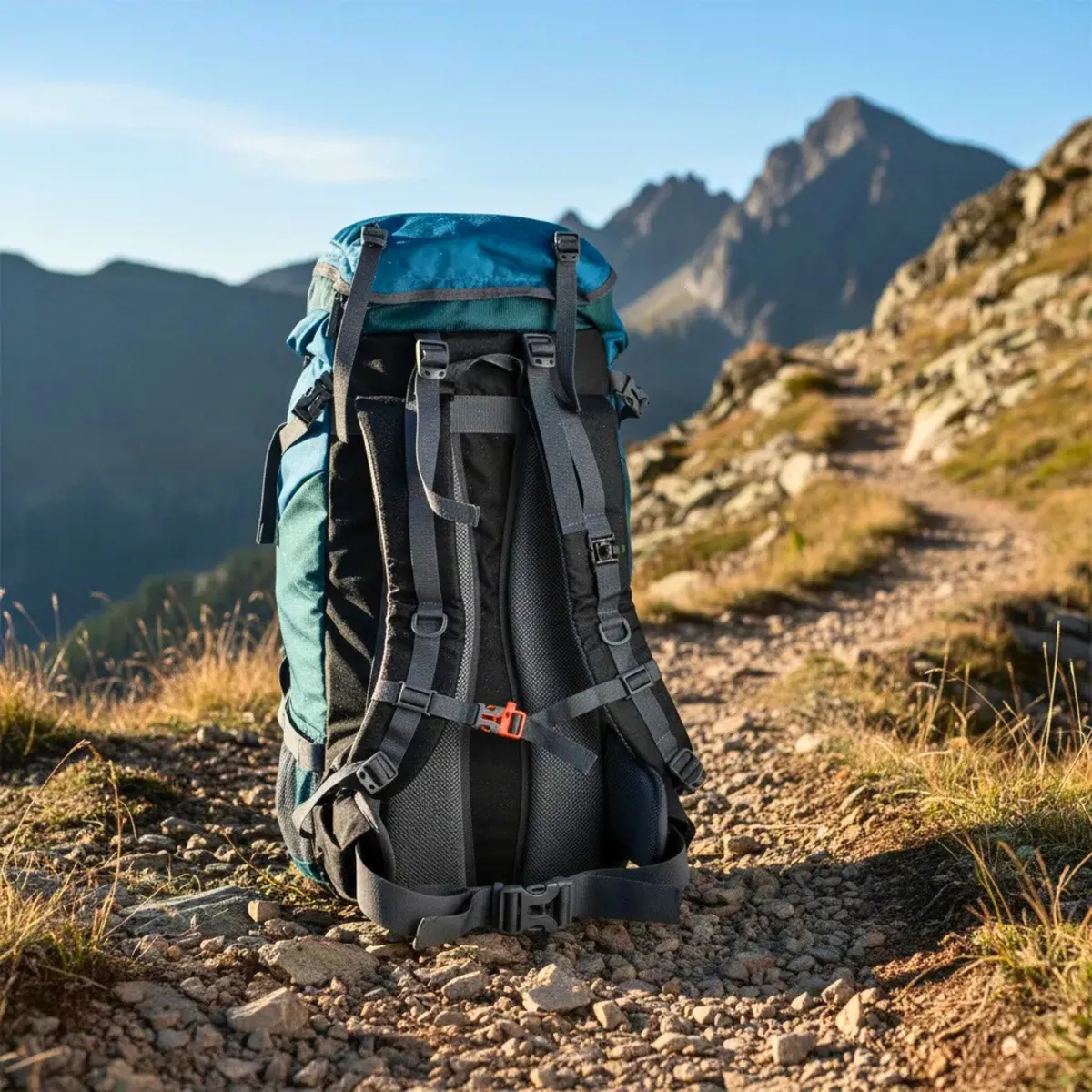 WILD TRAVEL - Mochila Trekking y Camping ExploreTrail 60 litros WildTravel
