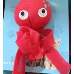 GENERICO - Juguete De Pulpo Juguete Para Gatos Rojo