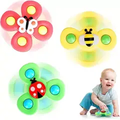GENERICO - Juguetes Sensorial Giratorios Spinner Con Ventosa Para Bebé