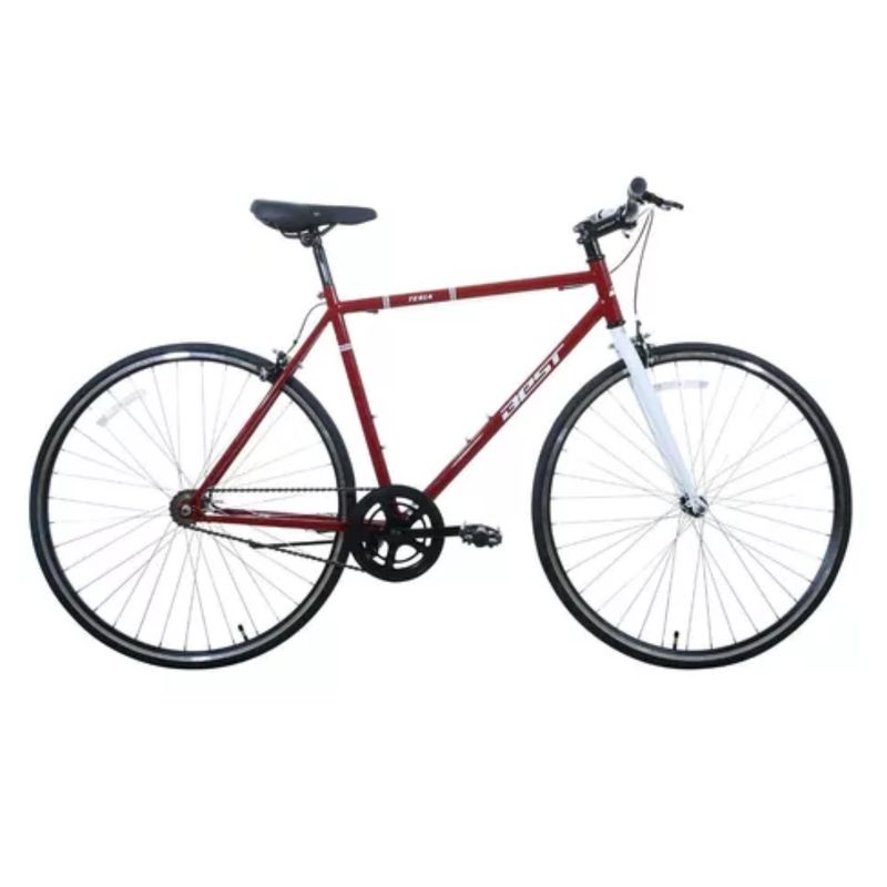BEST - Bicicleta Urbana Aro 700 Aluminio Shimano Burdeo Best Tesia