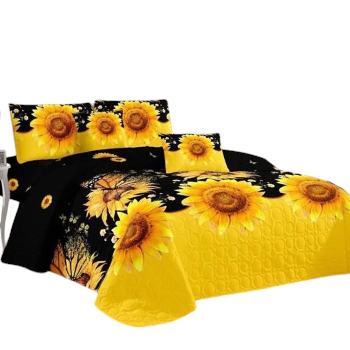 GENERICO - Cobertor Quilt De Verano + Juego De Sabanas King