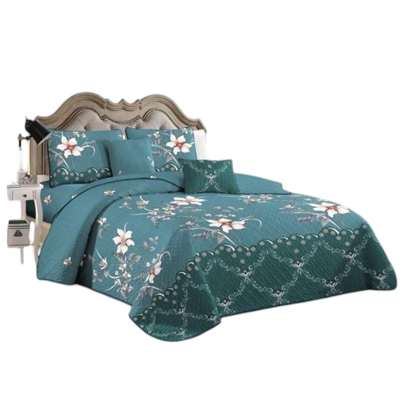 GENERICO - Cobertor Quilt De Verano + Juego De Sabanas King