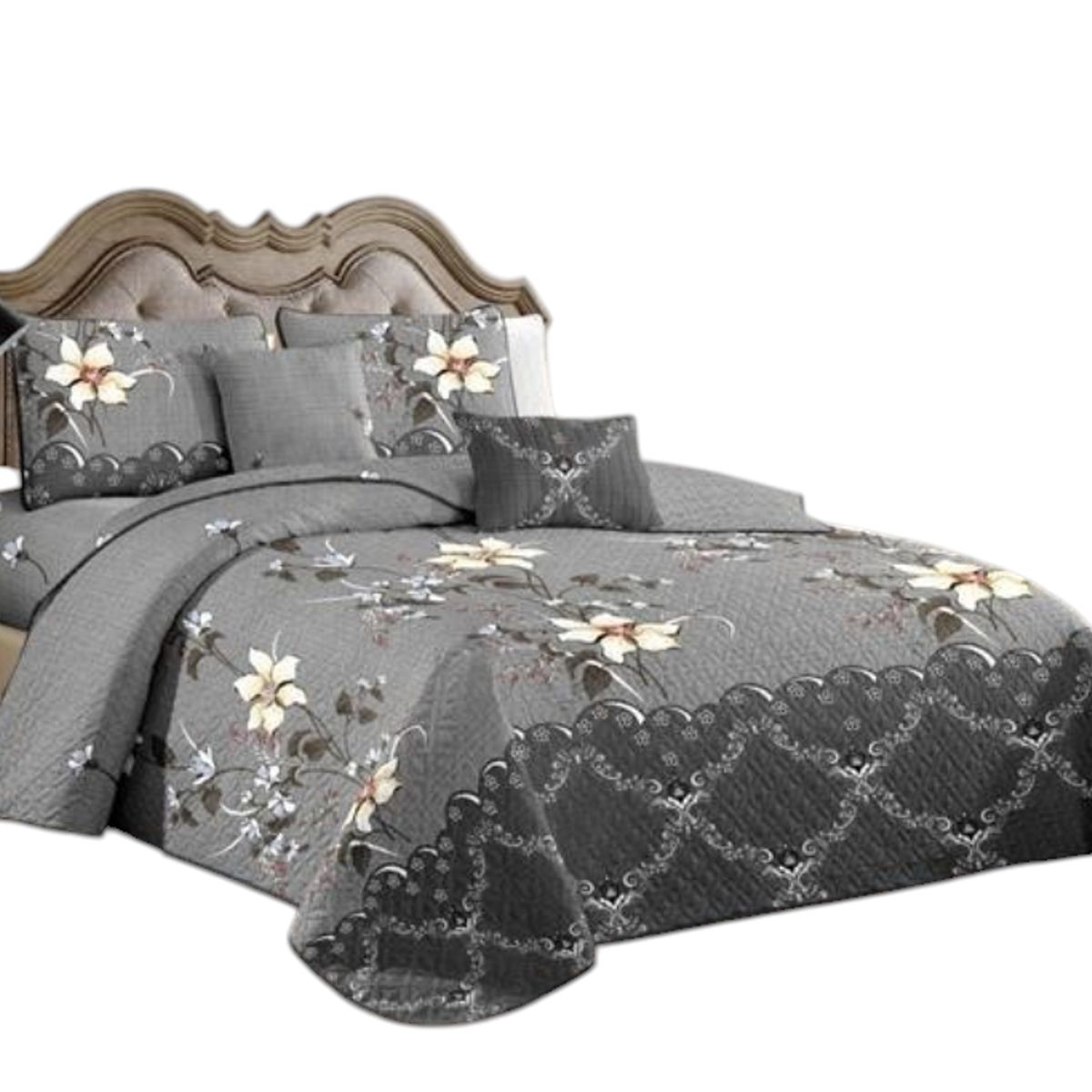 GENERICO - Cobertor Quilt De Verano + Juego De Sabanas King