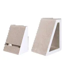GENERICO - Juguetes Gatos Rascador Para Gatos Carton Triangular 2 en 1