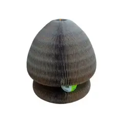 GENERICO - Rascador Interactivo Gatos Juguete Pelota Forma Pared Pez