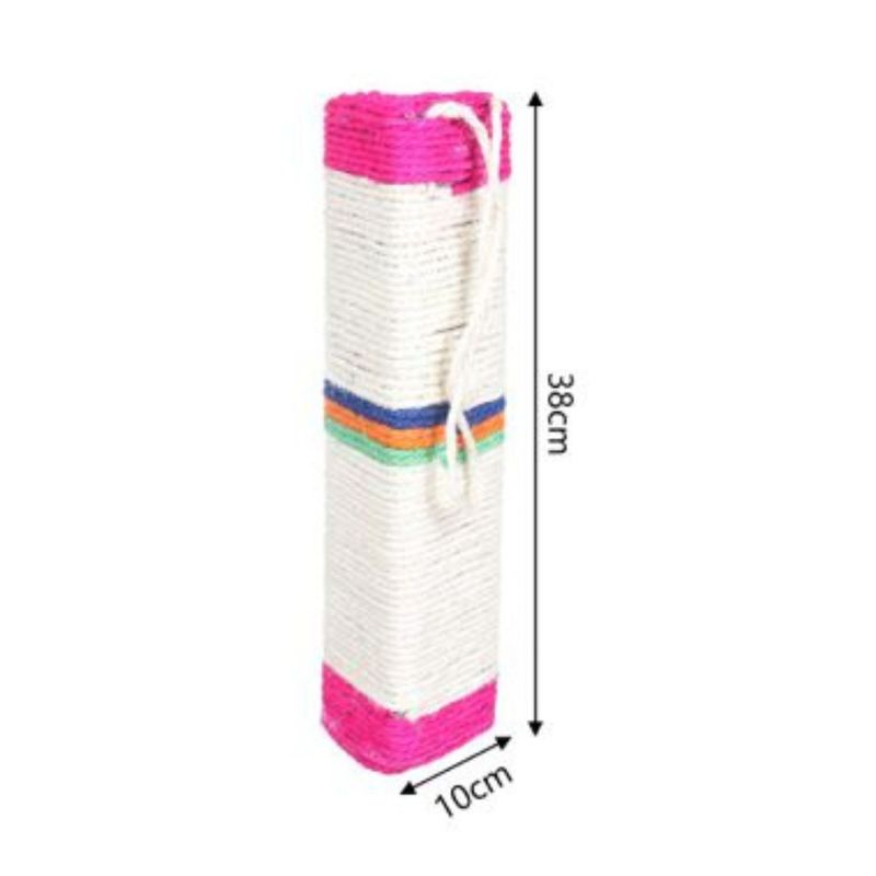 GENERICO - Rascador Torre Especial Cuerda Grueso Para Gatos Colgante