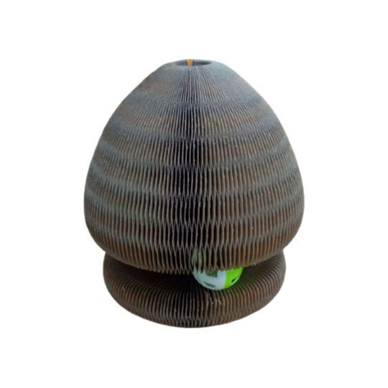GENERICO - Rascador Interactivo Gatos Juguete Pelota Forma Pared Pez