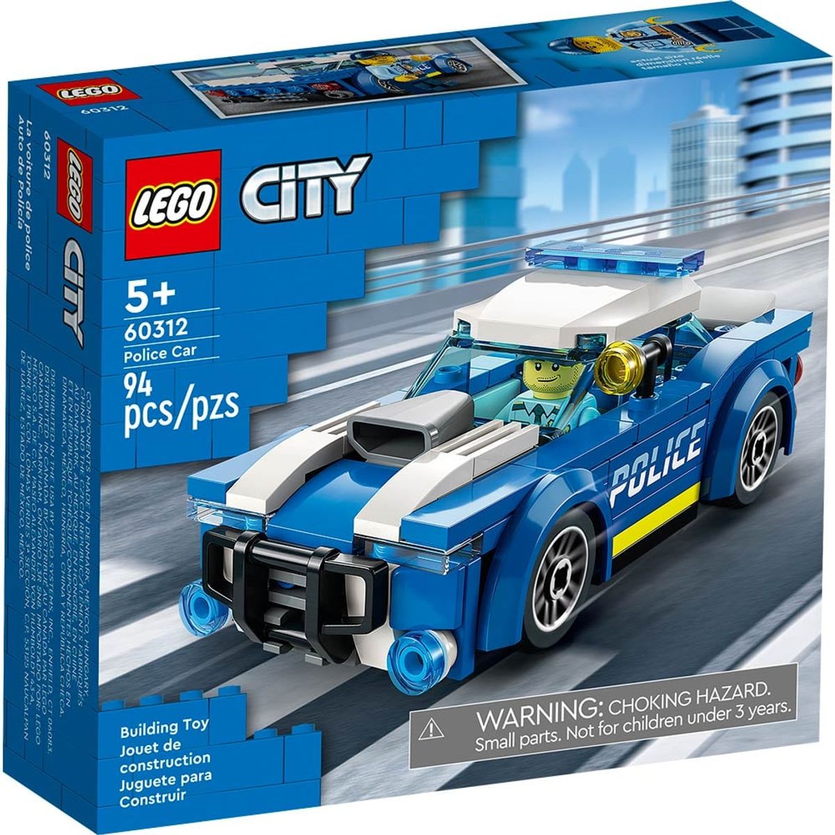 LEGO - Lego City (60312): Auto De Policía