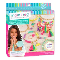 MAKE IT REAL - SET PARA HACER PULSERAS CON DIJES FLUORECENTES