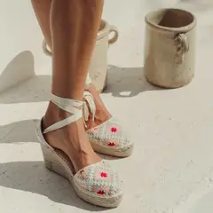 URCO - Alpargata Cuña Alaia Beige