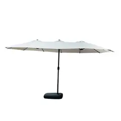 GENERICO - SOMBRILLA EXTERIOR DE TRES CABEZALES