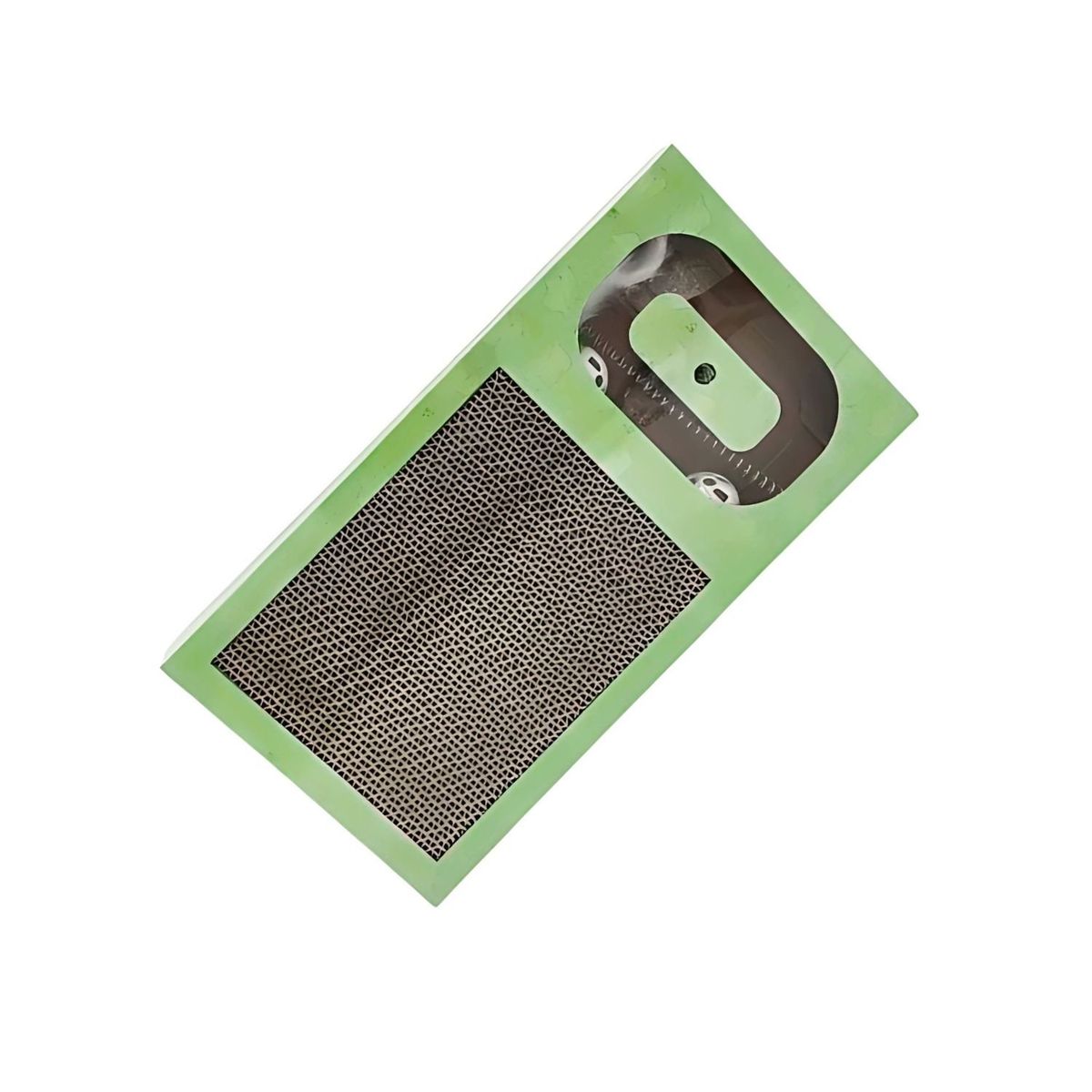 GENERICO - Juguete Gatos Verde Interactivo Rascador Rectangular + Raton