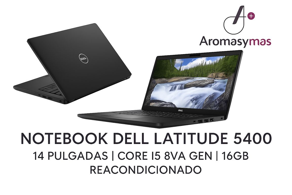Notebook Latitude 5400 -14 Pulgadas - I5 8Gen -16GB - 256SSD - Reacondicionado