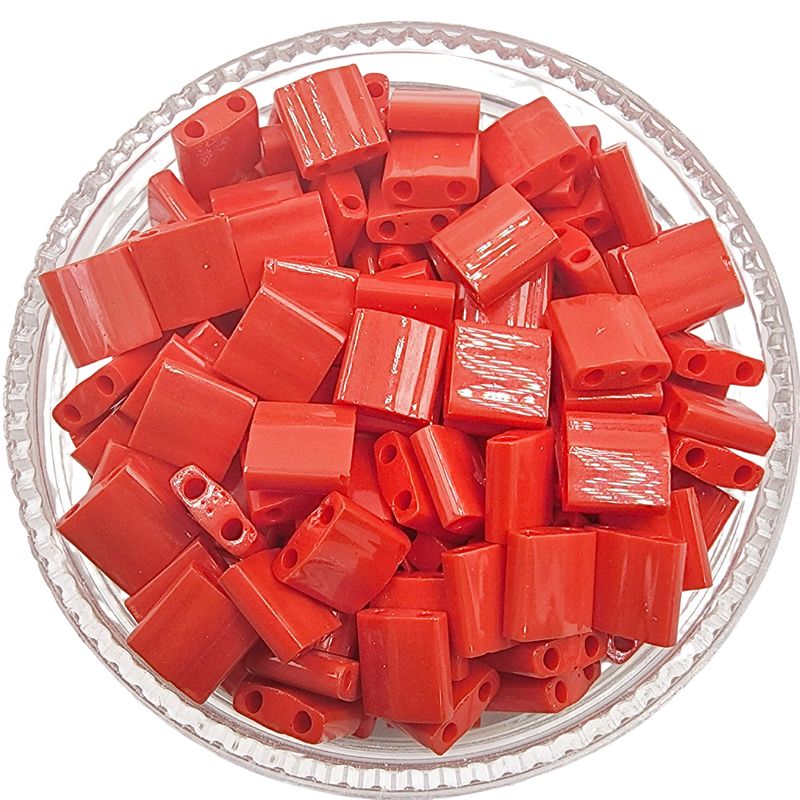 GENERICO - Tilas de 5mm Miyuki 10gr - Rojo