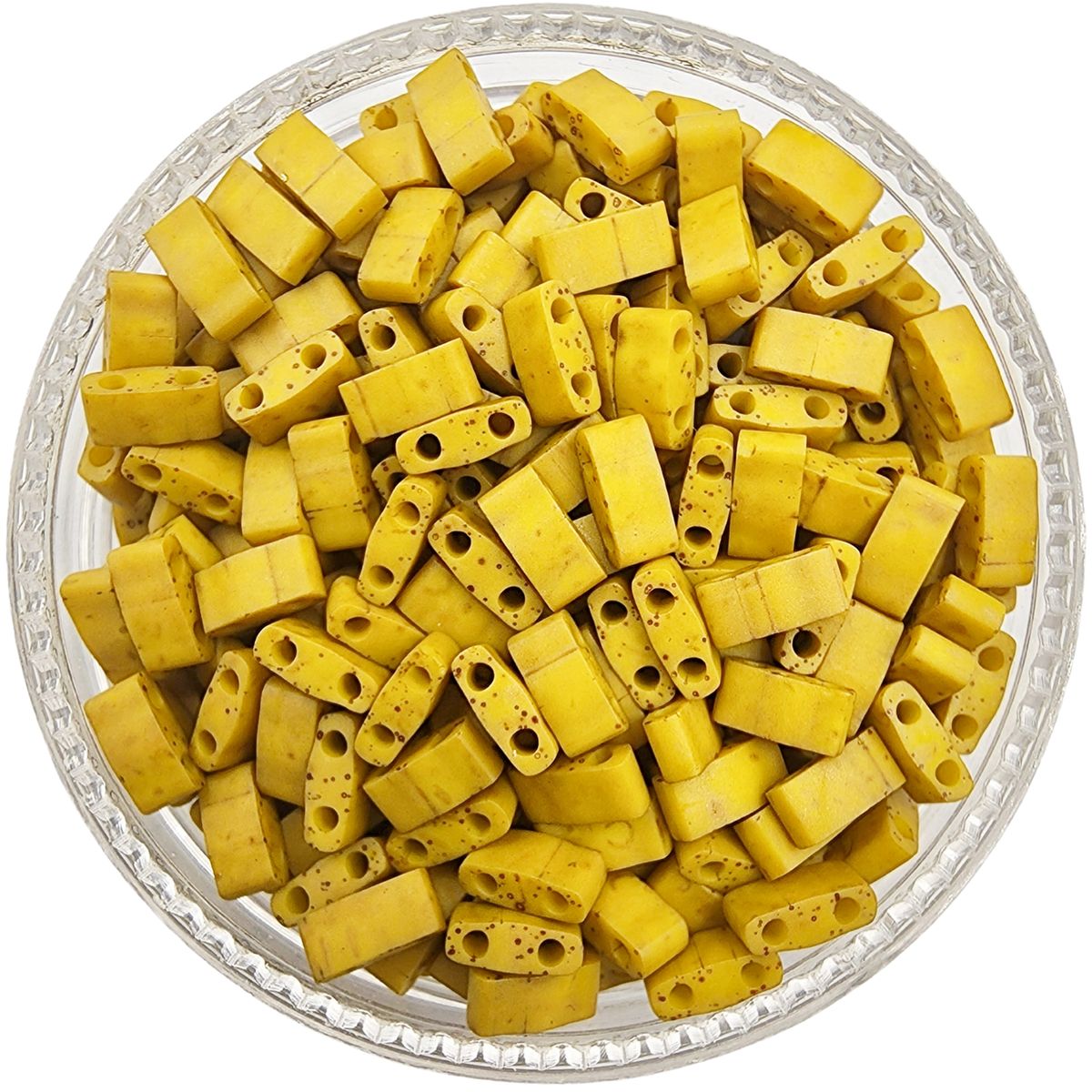 GENERICO - Medias Tilas de 2.5mm Miyuki 10gr - Amarillo