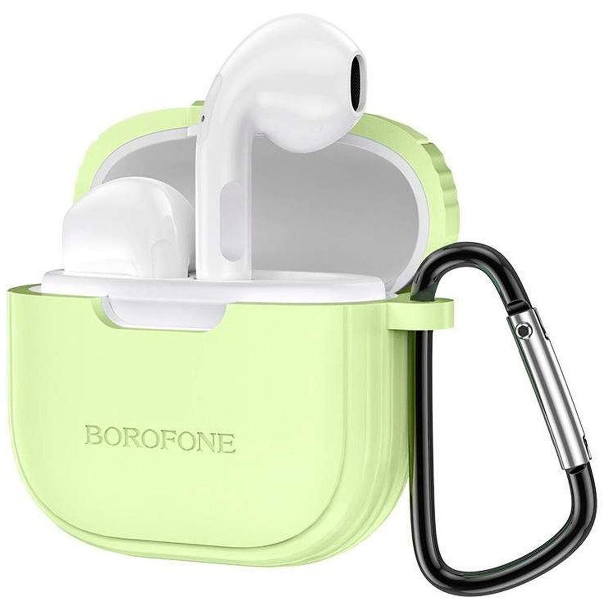 BORO - Audifono Inalambrico Bluetooth Case Goma Borofone BW29 Verde