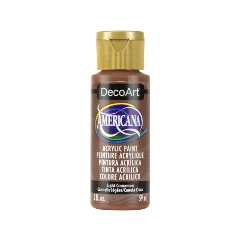 DECOART - Pintura Acrílica DecoArt Light Cinnamon DA114 Café Oscuro 59 ml