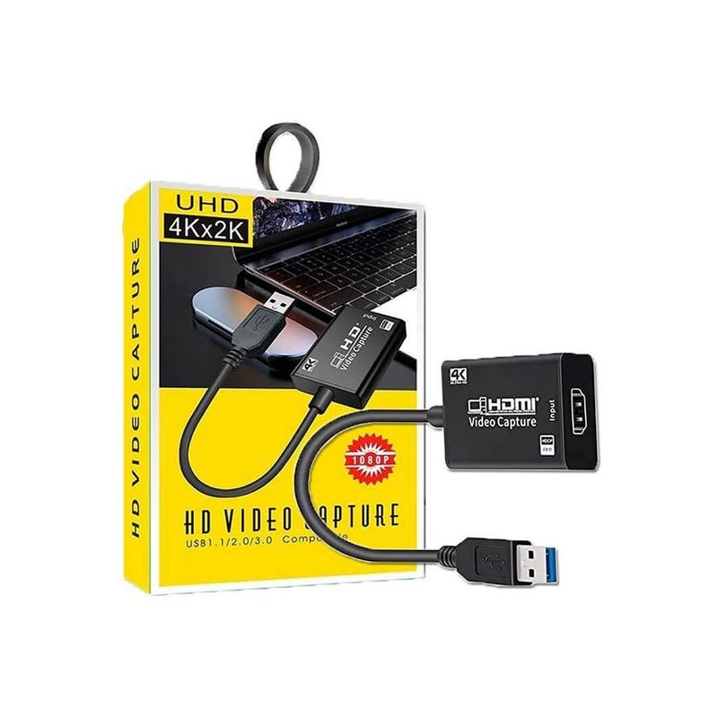 GENERICO - Capturadora de Video Usb 3.0 - HD Video Capture