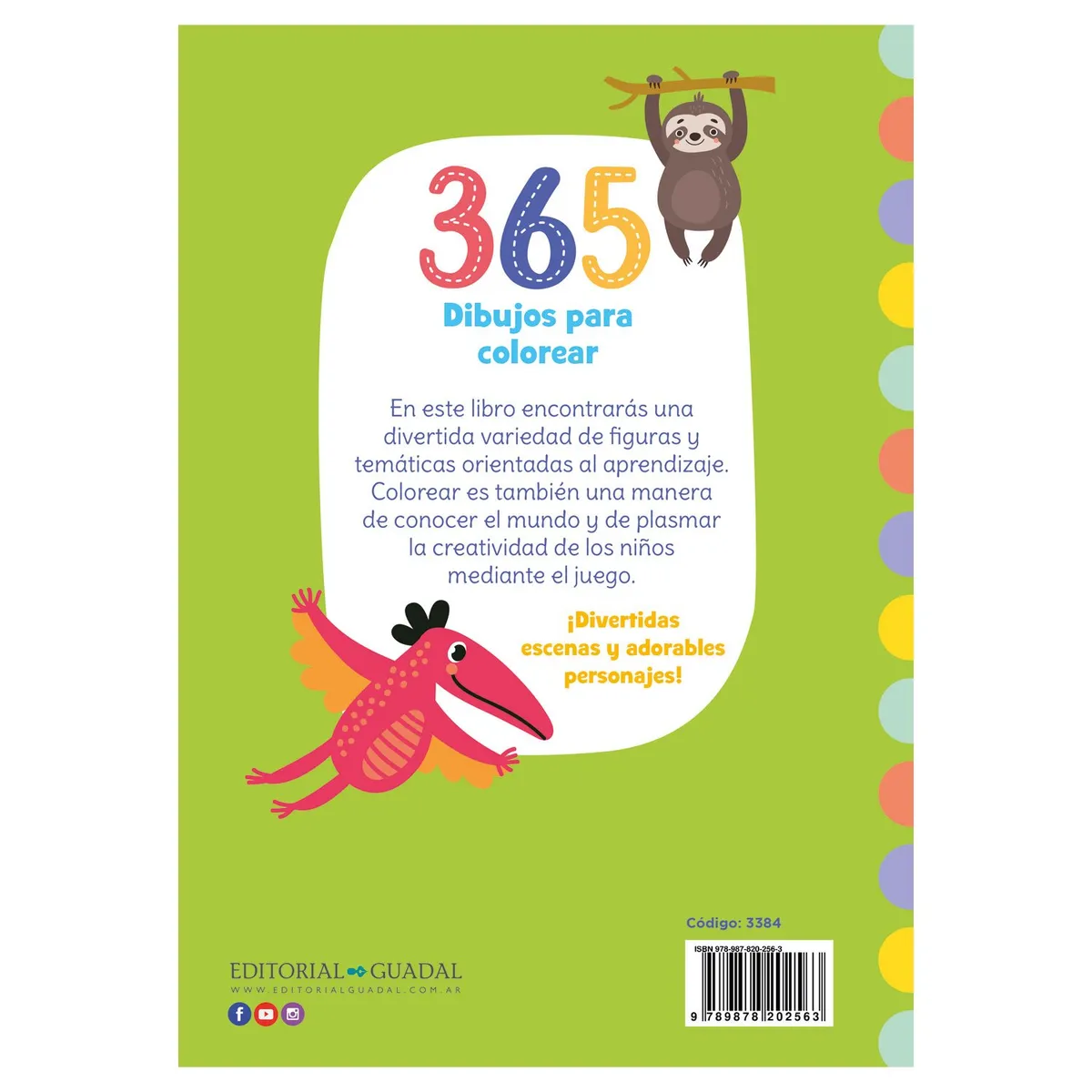 EDITORIAL GUADAL - Libro 365 Dibujos Para Colorear Editorial Guadal