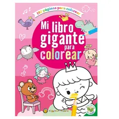 EDITORIAL GUADAL - Libro Mi Libro Gigante Para Colorear Rosa