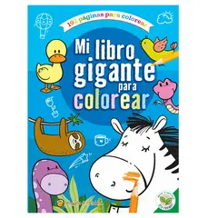 EDITORIAL GUADAL - Libro Mi Libro Gigante Para Colorer Azul 2 *Mi