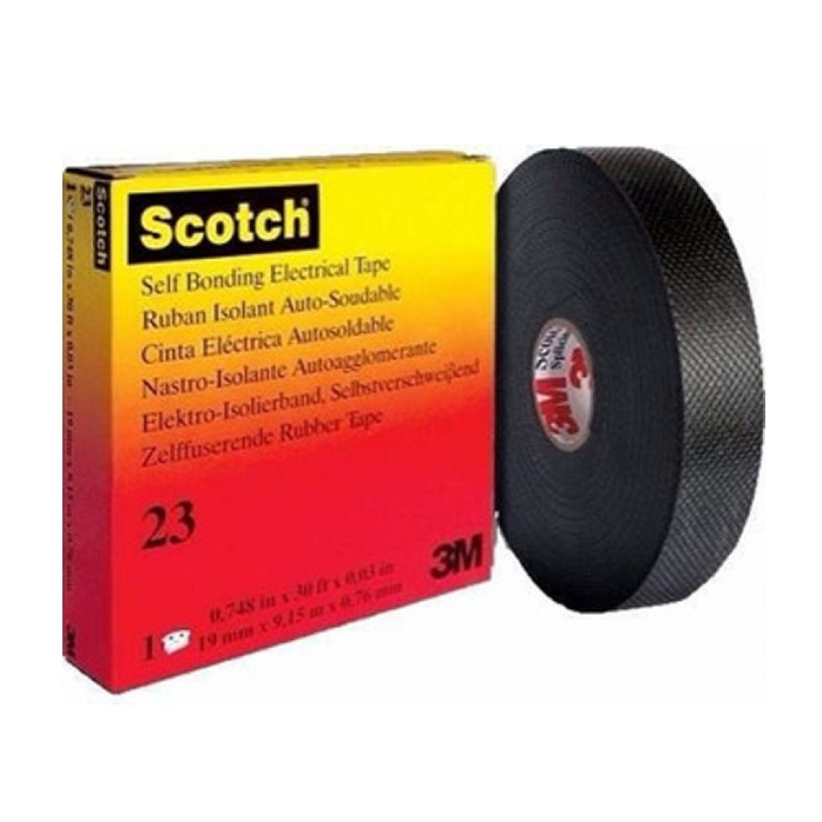 3M - Cinta de Goma 23 Autofundente 3/4" x 5mt