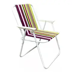 GENERICO - Silla de playa plegable violeta