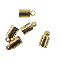 GENERICO - Terminales Y Tapanudos Para Bisutería De Baño De Oro 5gr - Dorado