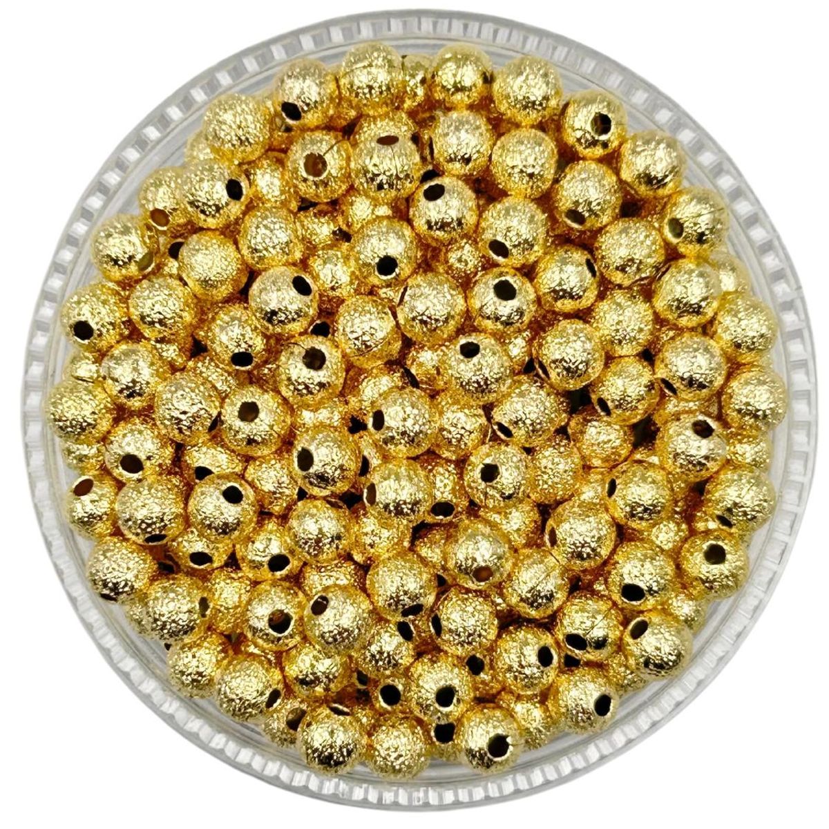 GENERICO - Balines Diamantados Para Bisutería De Baño De Oro 5gr - Dorado