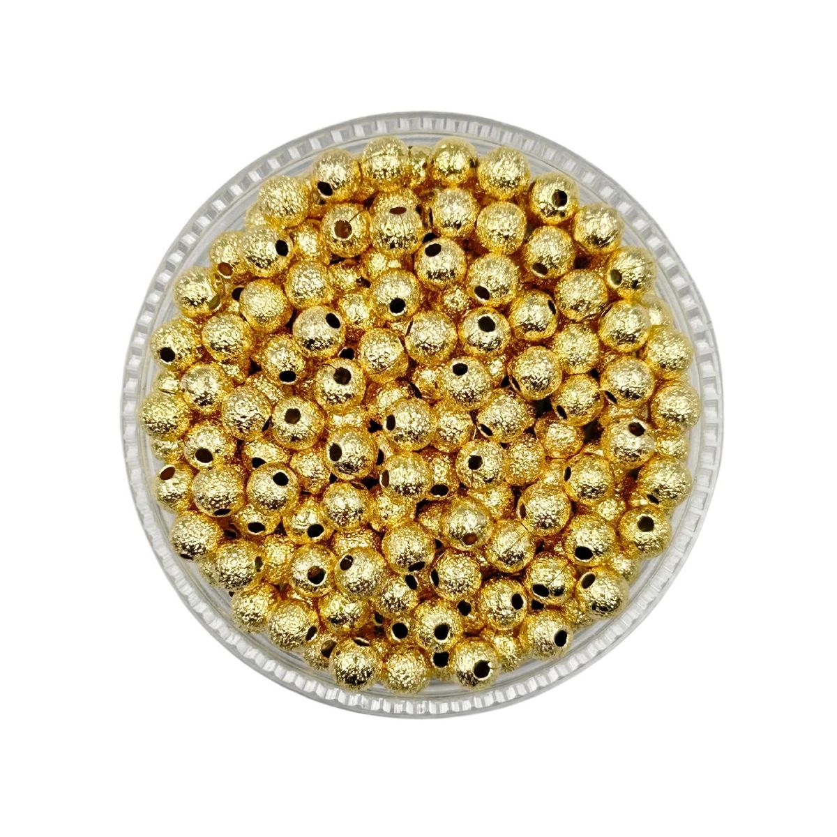GENERICO - Balines Diamantados Para Bisutería De Baño De Oro 5gr - Dorado