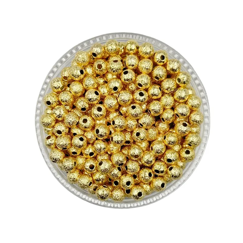 GENERICO - Balines Diamantados Para Bisutería De Baño De Oro 5gr - Dorado