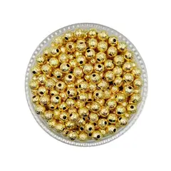 GENERICO - Balines Diamantados Para Bisutería De Baño De Oro 5gr - Dorado
