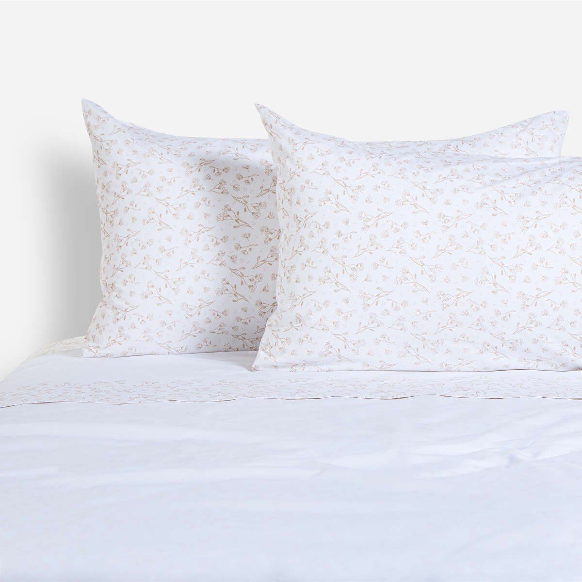 ROSEN - Sábana 180 Hilos Algodón-Poliéster Guarda Ramage Super King