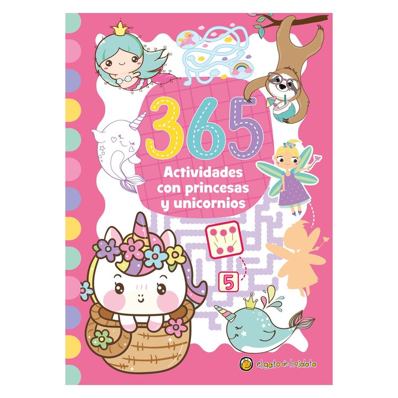 EDITORIAL GUADAL - Libro 365 Actividades Con Princesas Y Unicornio