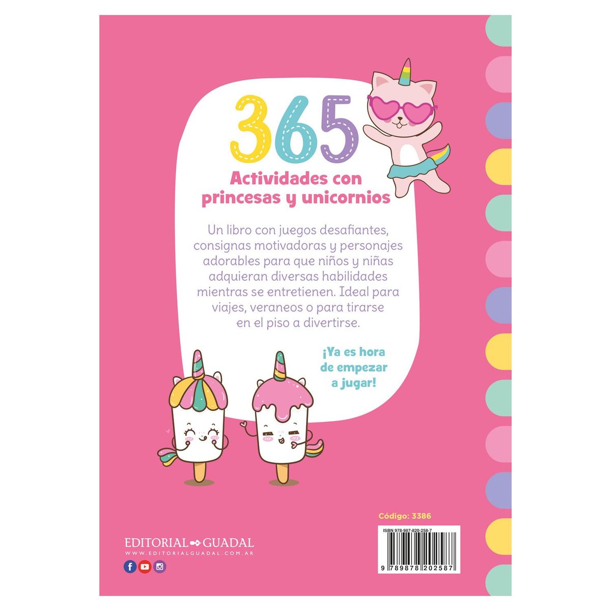 EDITORIAL GUADAL - Libro 365 Actividades Con Princesas Y Unicornio