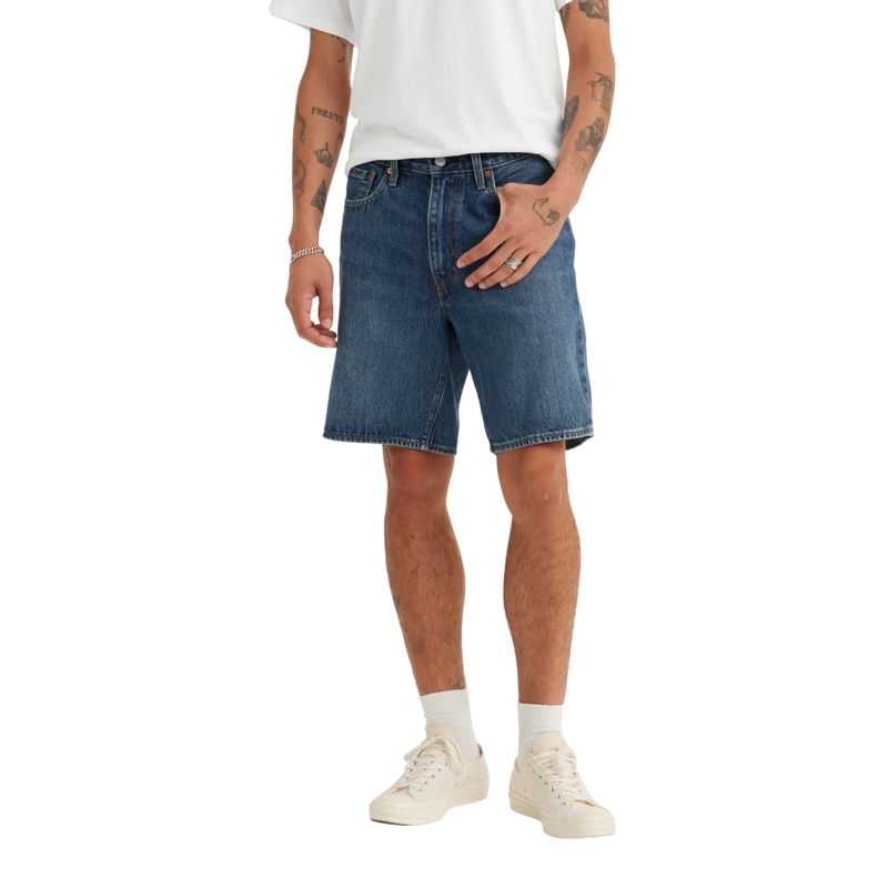 LEVIS - Shorts Hombre 468 Loose Azul Levis