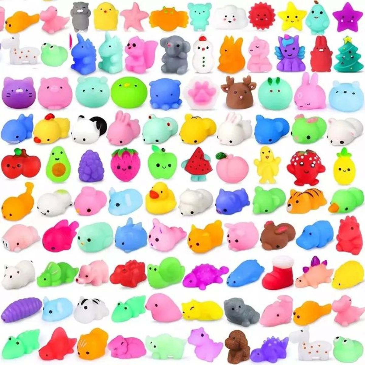 GENERICO - Pack 24 unds mini pequeños Squishy 4cm juguete surtidos