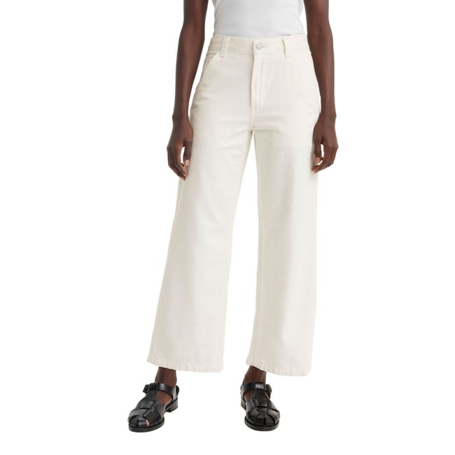 LEVIS - Jeans Mujer Baggy Carpenter Blanco Levis