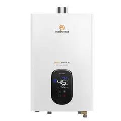 MADEMSA - Calefont Gas Licuado 10 Litros Tiro Forzado Sensor Monóxido de Carbono 10 Eco GL
