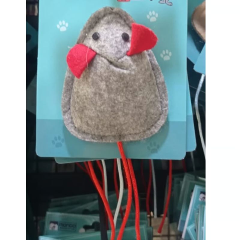 GENERICO - Juguete Para Gatos De Tela Forma Raton