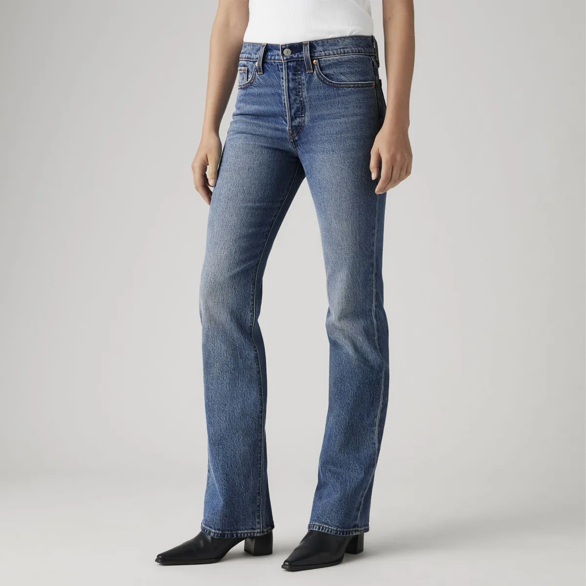 LEVIS - Jeans Mujer Wedgie Boot Azul Levis